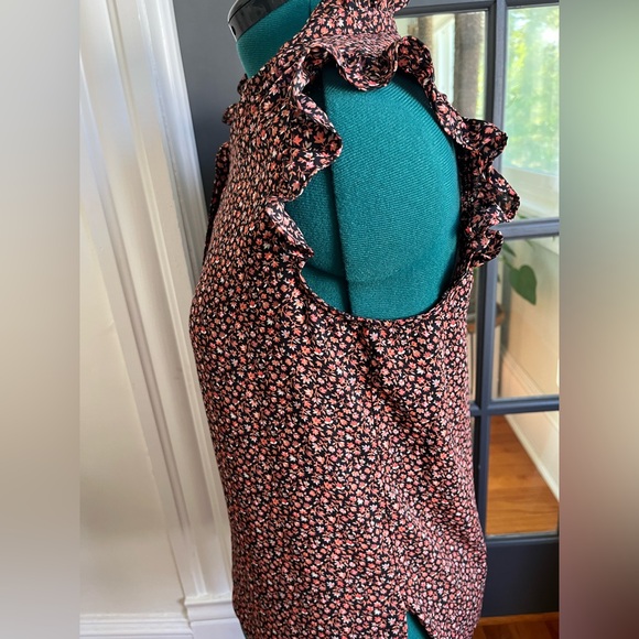 Loft medium women’s floral button down blouse - Picture 4 of 4